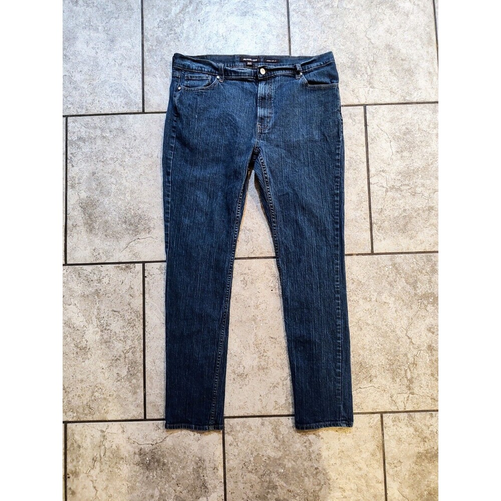 Men's Michael Kors Jeans Parker Slim Fit Stretch Size 38x34 MK Designer Cotton - Picture 7 of 10